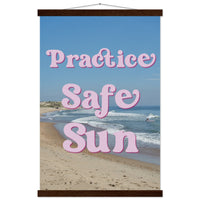 PSS Surf - Premium Matte Poster with Wooden Hanger