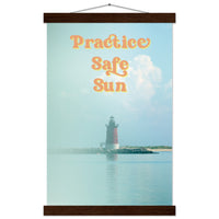 PSS Lighthouse - Premium Matte Poster with Wooden Hanger