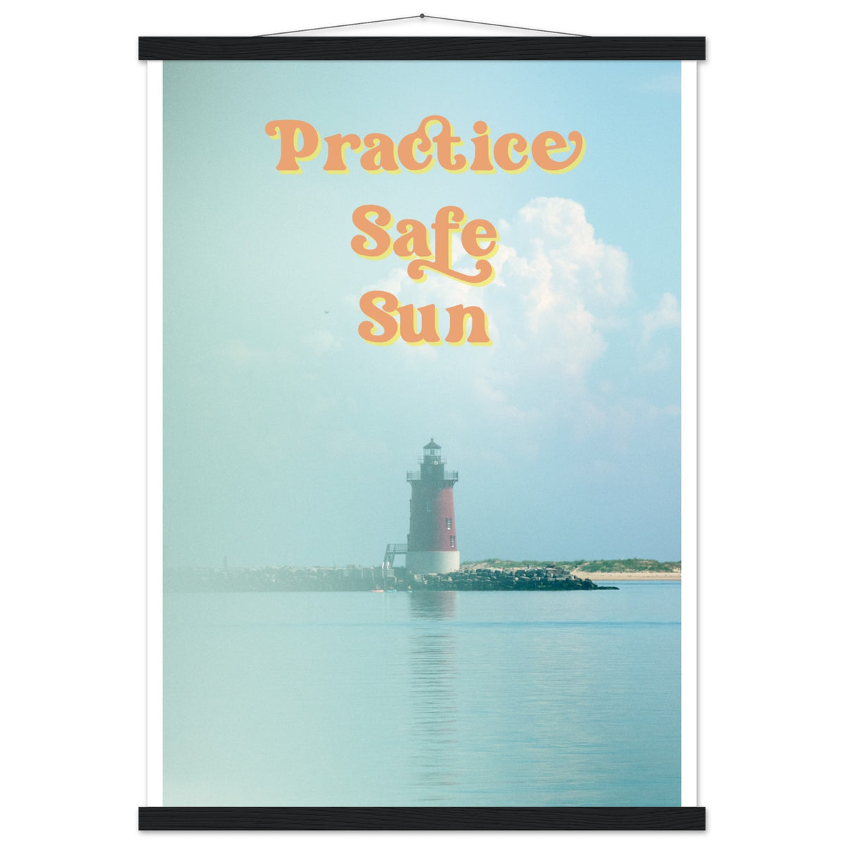 PSS Lighthouse - Premium Matte Poster with Wooden Hanger