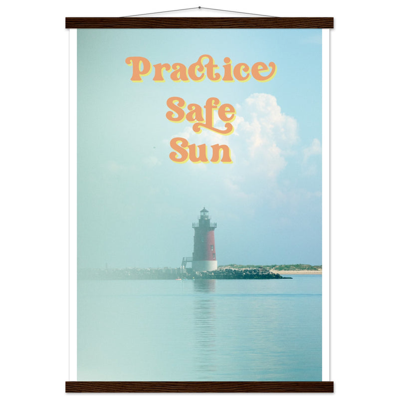 PSS Lighthouse - Premium Matte Poster with Wooden Hanger