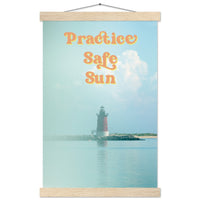 PSS Lighthouse - Premium Matte Poster with Wooden Hanger