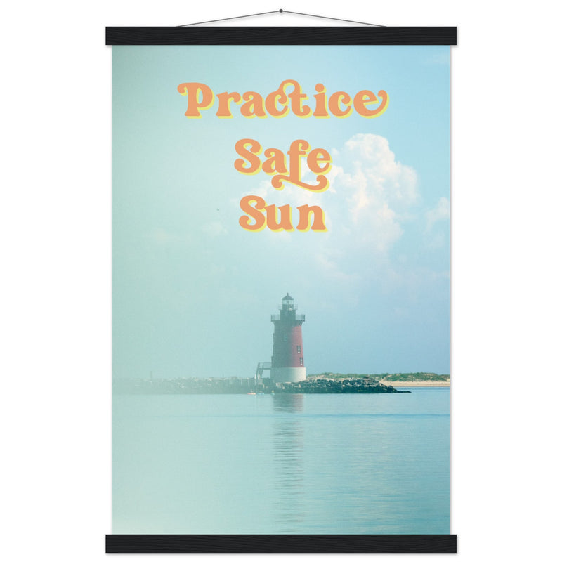 PSS Lighthouse - Premium Matte Poster with Wooden Hanger