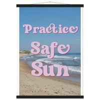 PSS Surf - Premium Matte Poster with Wooden Hanger