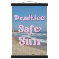 PSS Surf - Premium Matte Poster with Wooden Hanger