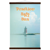 PSS Lighthouse - Premium Matte Poster with Wooden Hanger