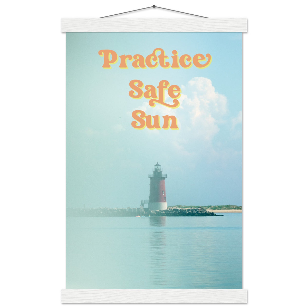 PSS Lighthouse - Premium Matte Poster with Wooden Hanger