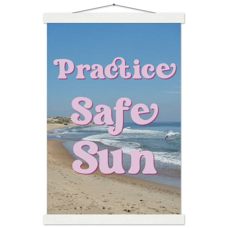 PSS Surf - Premium Matte Poster with Wooden Hanger