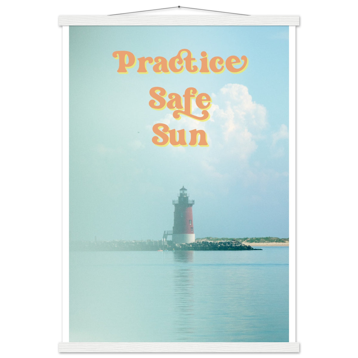 PSS Lighthouse - Premium Matte Poster with Wooden Hanger