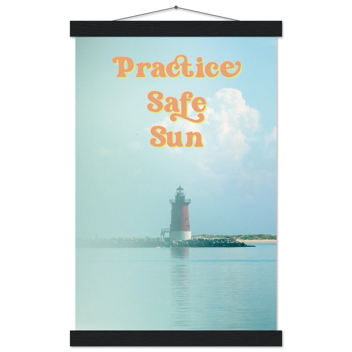 PSS Lighthouse - Premium Matte Poster with Wooden Hanger