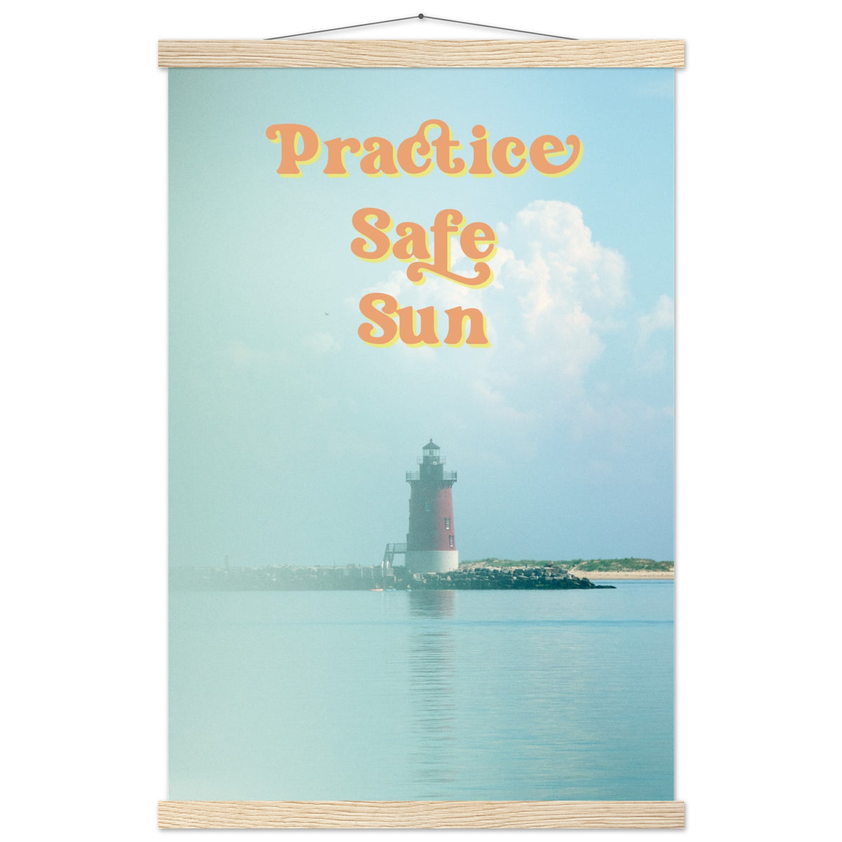 PSS Lighthouse - Premium Matte Poster with Wooden Hanger