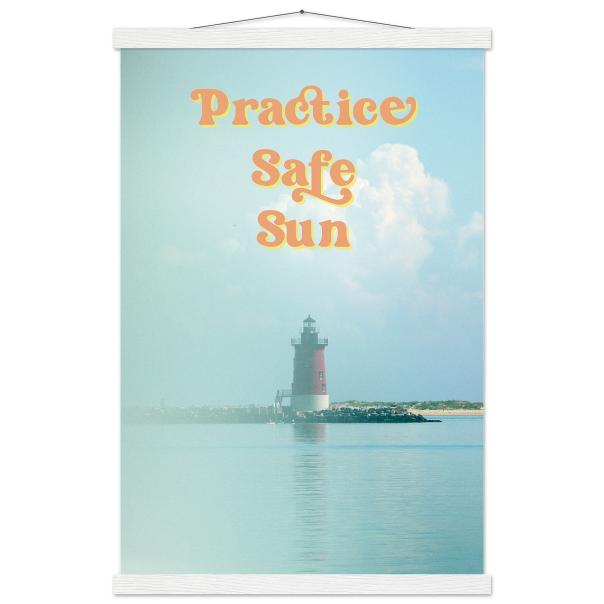 PSS Lighthouse - Premium Matte Poster with Wooden Hanger